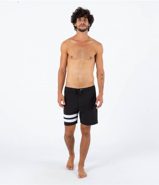 Hurley Boardshort 18" Block Party Svarta | 04527URKX