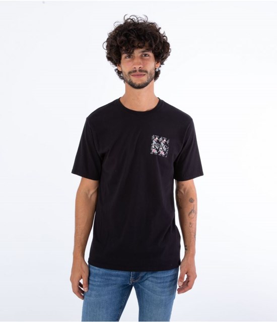 Hurley T-shirt Korta Sleeve Everyday Four Corners Vita | 82015MQEW