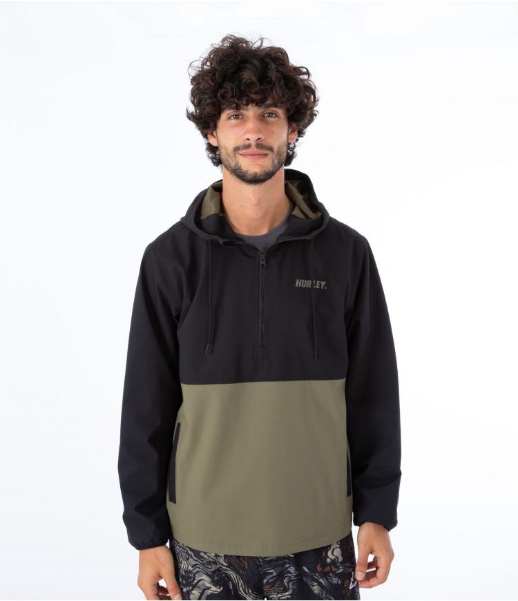 Hurley Anorak Offshore Svarta | 78520FJTB