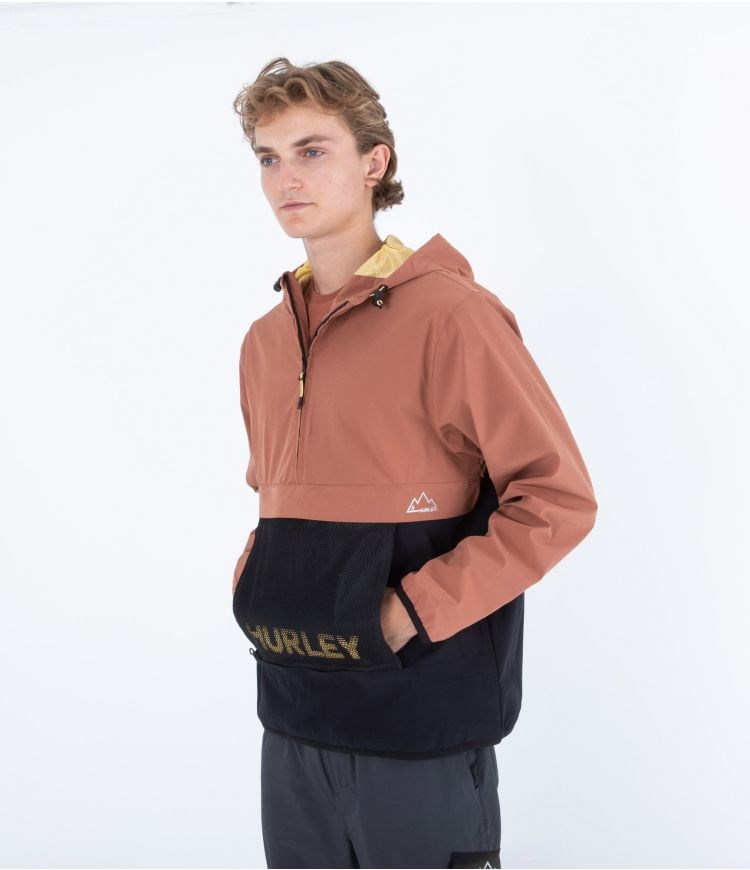 Hurley Anorak Packable Phantom+ Zion Rust | 10936EVAP
