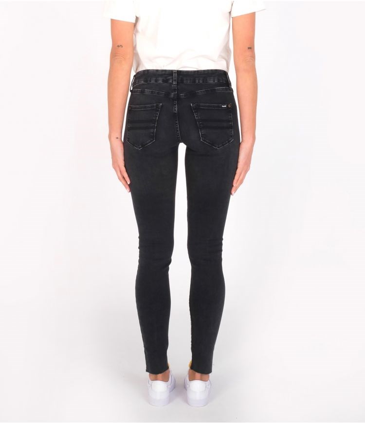 Hurley Bianca Skiny Oceancare Denim Pant Bottoms Svarta | 28046DLMF