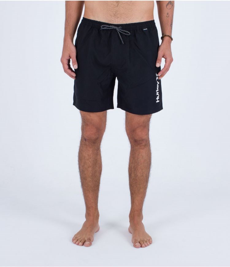 Hurley Boardshort Solid Volley Svarta | 48051SGQP