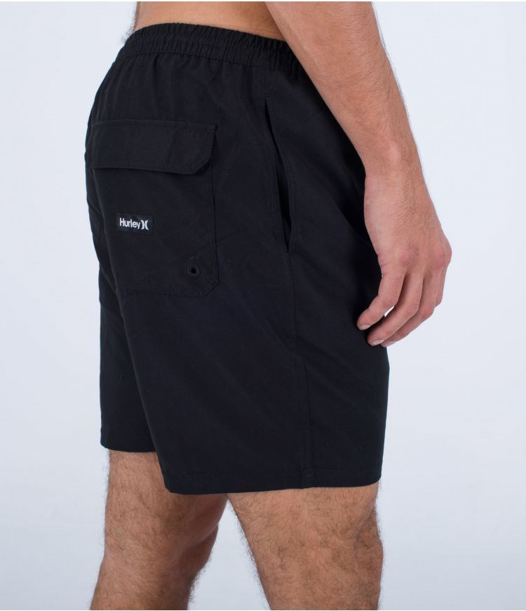 Hurley Boardshort Solid Volley Svarta | 48051SGQP