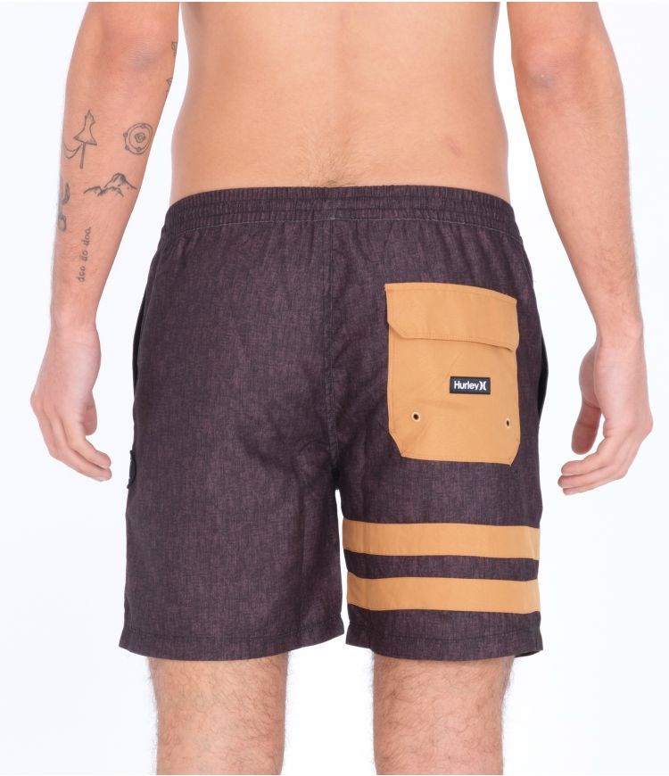 Hurley Boardshort With Pocket Block Party Volley Svarta | 42975OGJK
