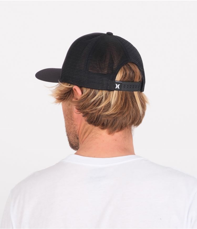 Hurley Cap Adjustable Warner Trucker Svarta | 35986UJNH
