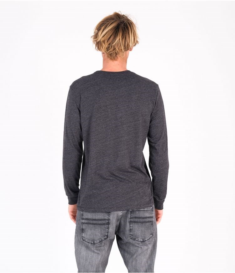 Hurley Everyday Pacific Lowers L/S Tee Tops And T-shirts Svarta | 16903QXVL