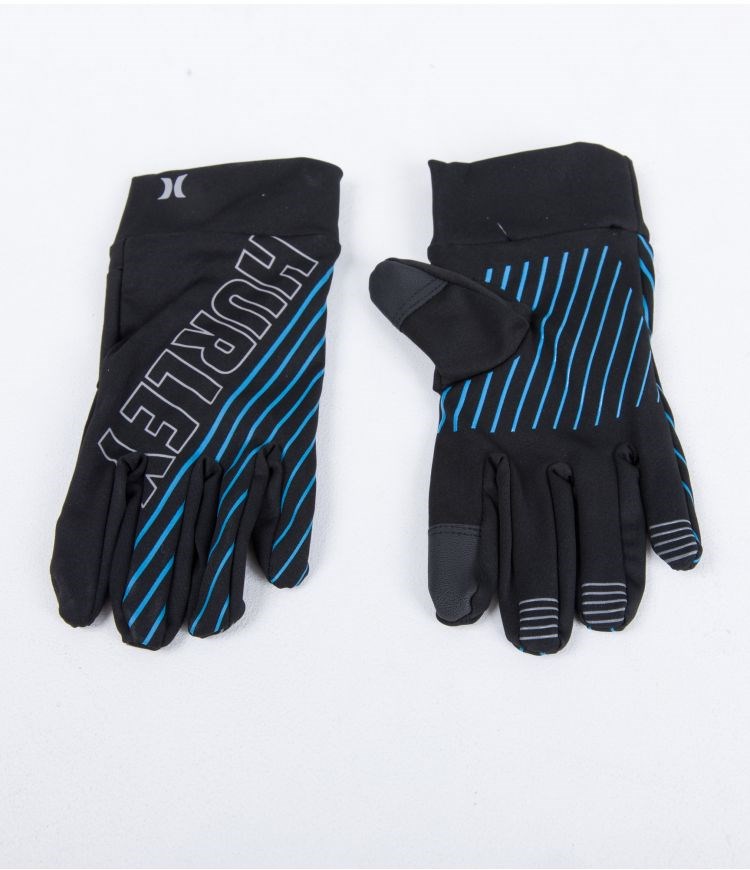 Hurley Gloves Löpar Fastlane Svarta | 47685QLDX