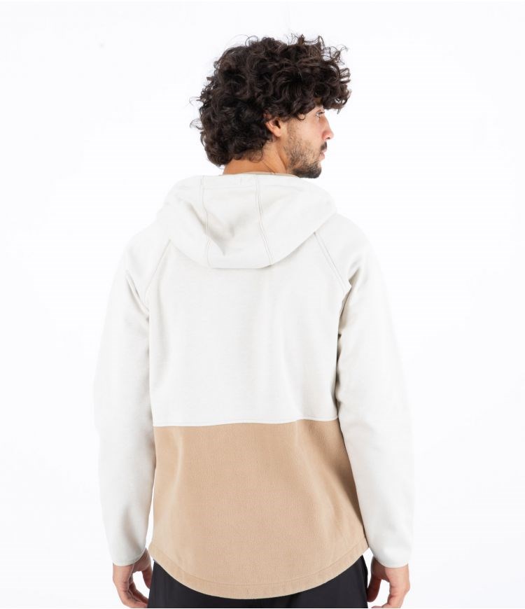 Hurley Hoodie Full Zip Wilder Heat Bone | 97134NHDX