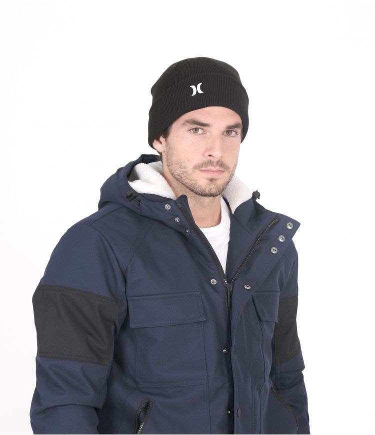 Hurley Icon Cuff Beanie Svarta | 60498QXLP