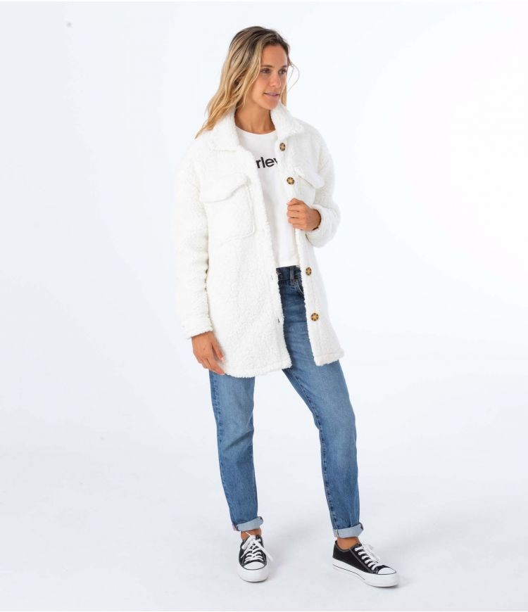 Hurley Jacket Sherpa Marshmallow | 01469XARI