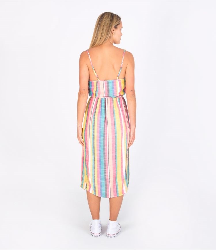 Hurley Klänning Baggy Sara Midi Randig | 51420VLUT