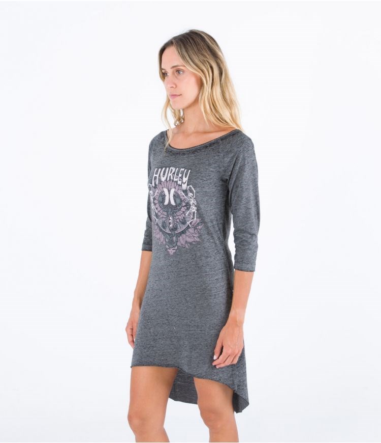 Hurley Klänning Tee Oceancare Mullet Mörkgrå | 05672ZNDT