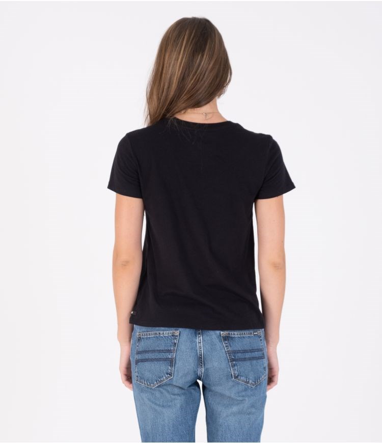 Hurley Oao Dots Klassiska Crew Tee Tops And T-shirts Caviar | 92517KLTX