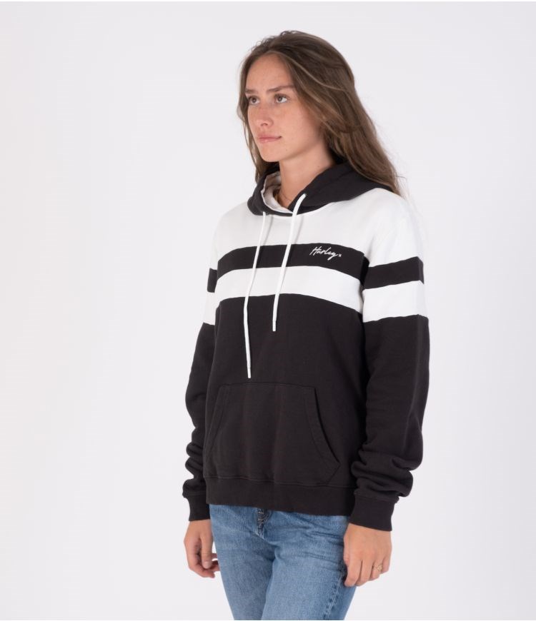 Hurley Oceancare Washed College Pullover Svarta | 90482ZCQW
