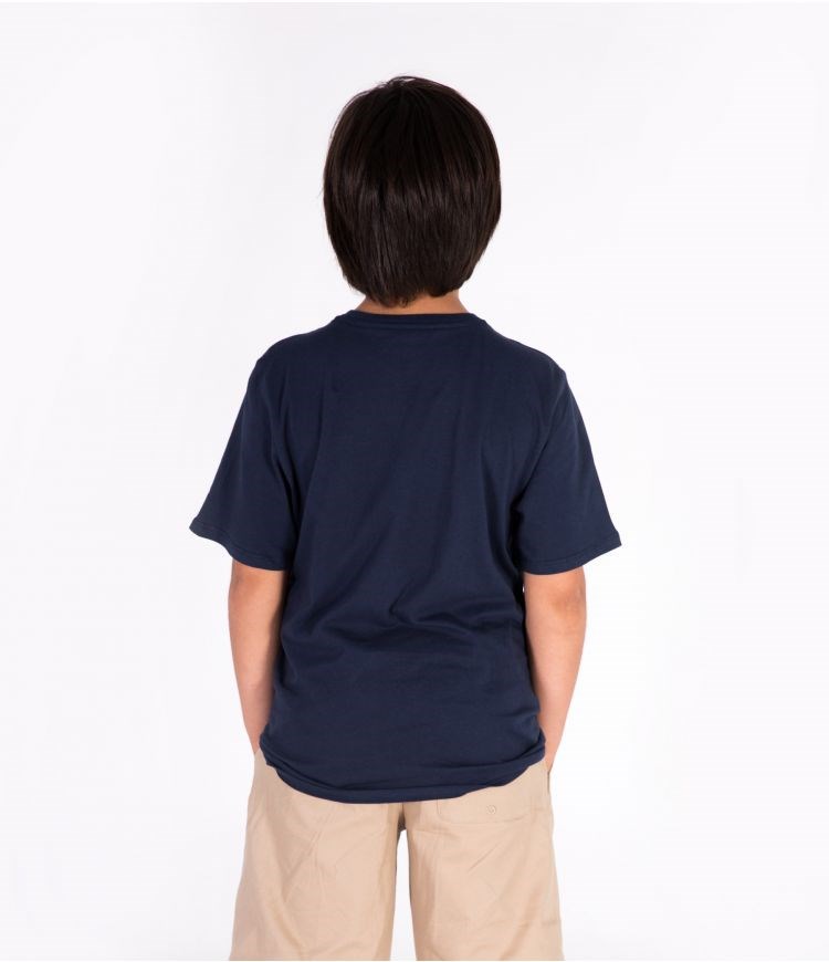 Hurley One&Only Solid Tee S/S - Boys - Kids' Tops Obsidian | 21397UZWH