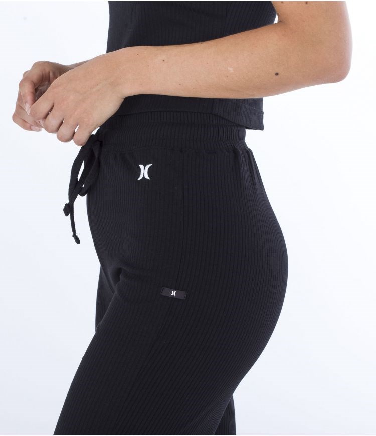 Hurley Pant Rib Relaxed Svarta | 56381FKRB