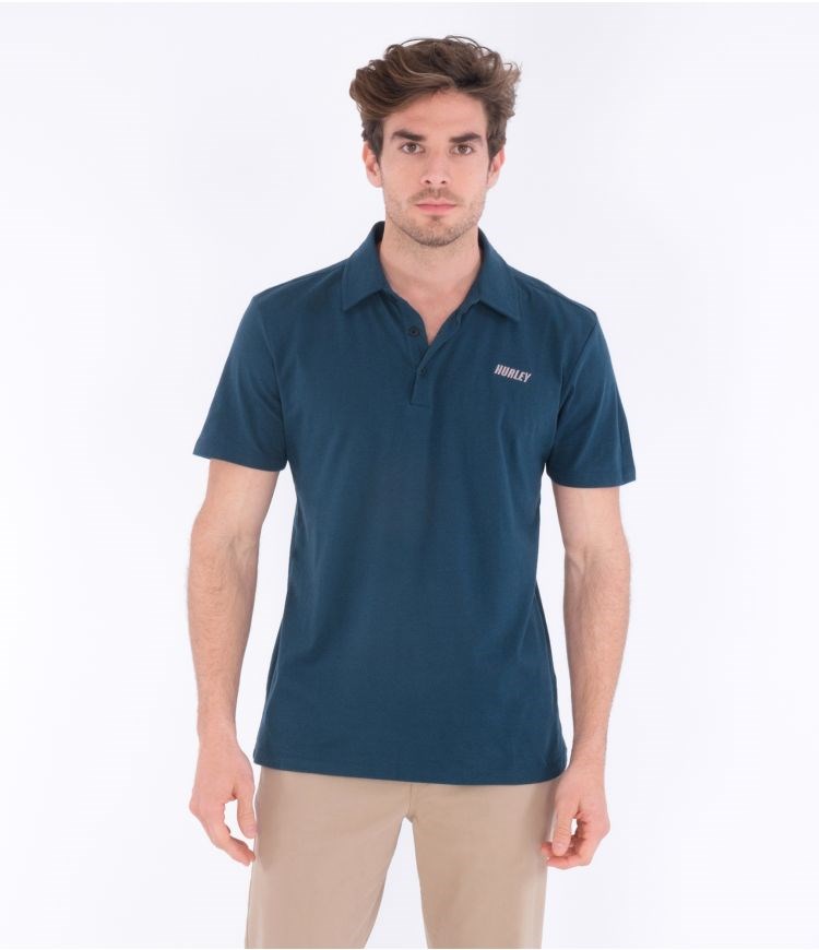 Hurley Polo Korta Sleeve H20-dri Ace Night Shadow | 91640JGRC