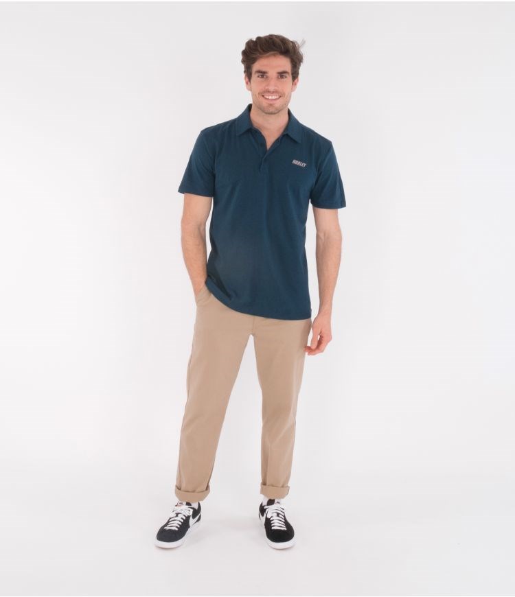 Hurley Polo Korta Sleeve H20-dri Ace Night Shadow | 91640JGRC