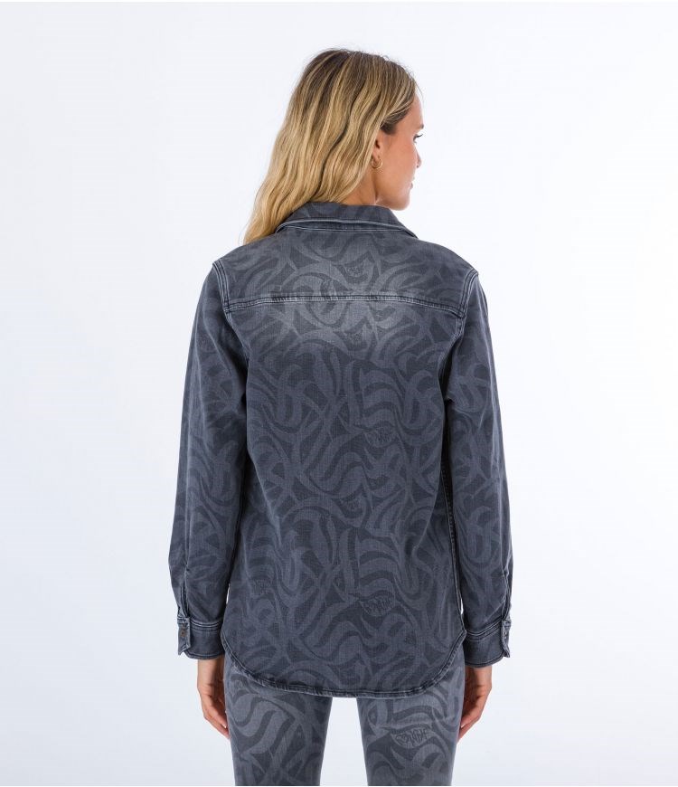 Hurley Shirt Denim Oceancare Svarta | 87120HCZO
