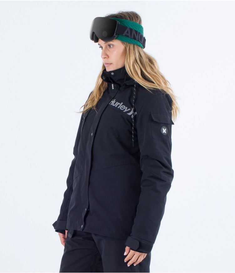 Hurley Snow Jacket Architectural 3m Svarta | 83795UXDG