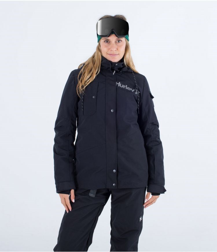 Hurley Snow Jacket Architectural 3m Svarta | 83795UXDG