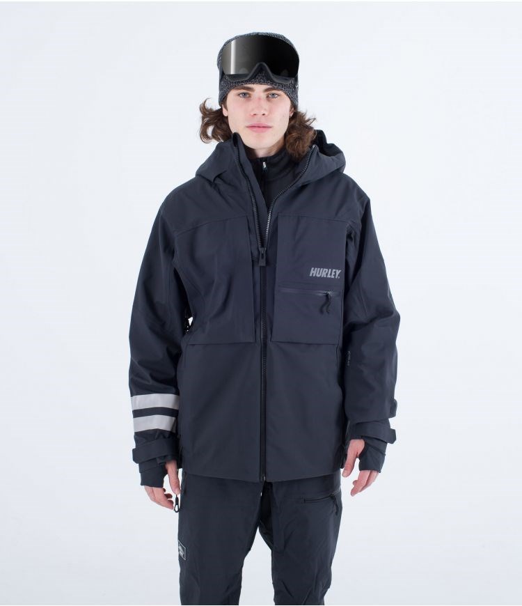 Hurley Snow Jacket Goldmine Svarta | 36795GRFN