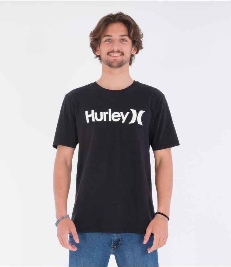 Hurley T-shirt Korta Sleeve Evd Wsh Oao Solid Ss Svarta | 93216REZK