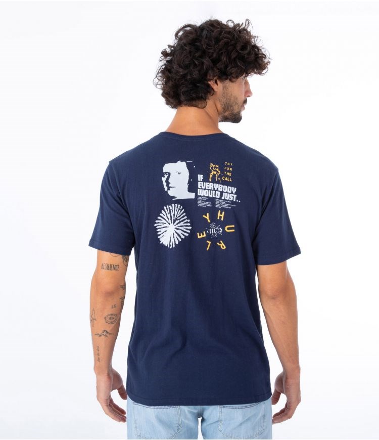 Hurley T-shirt Korta Sleeve Everybody Obsidian | 46759OUIK