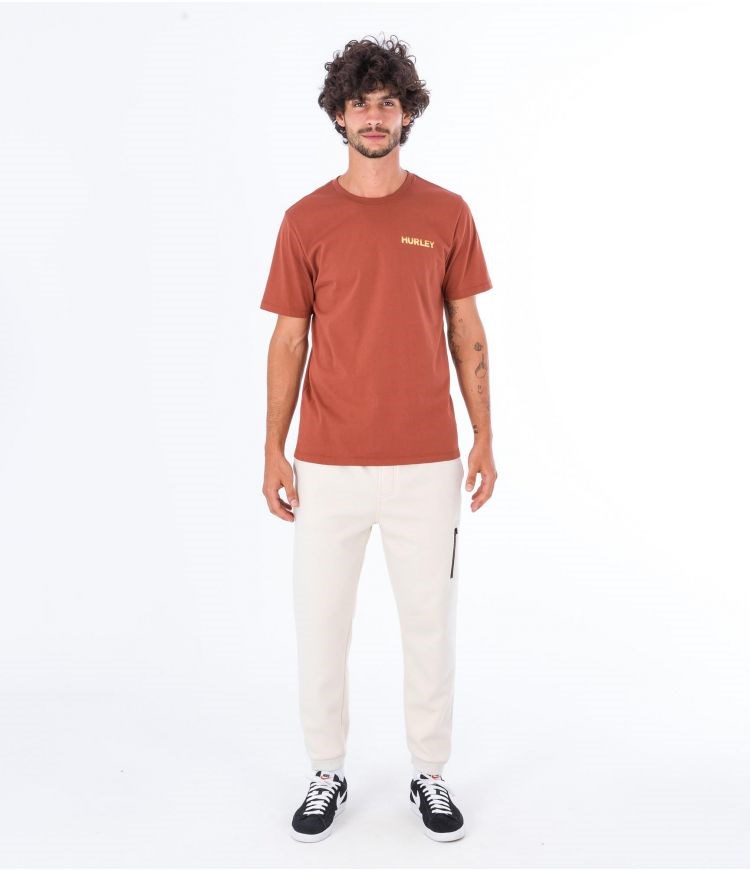 Hurley T-shirt Korta Sleeve Everyday Explore Reflector Zion Rust | 06957RBAD