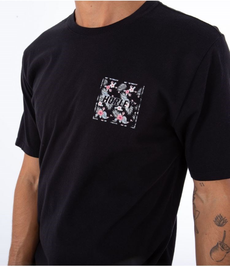 Hurley T-shirt Korta Sleeve Everyday Four Corners Vita | 82015MQEW