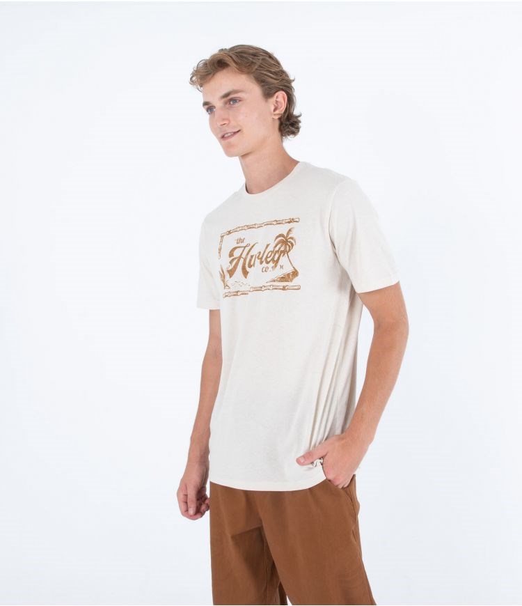 Hurley T-shirt Korta Sleeve Everyday Vintage Bone | 36819NPEQ
