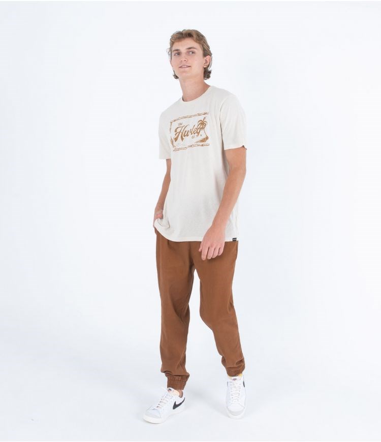 Hurley T-shirt Korta Sleeve Everyday Vintage Bone | 36819NPEQ