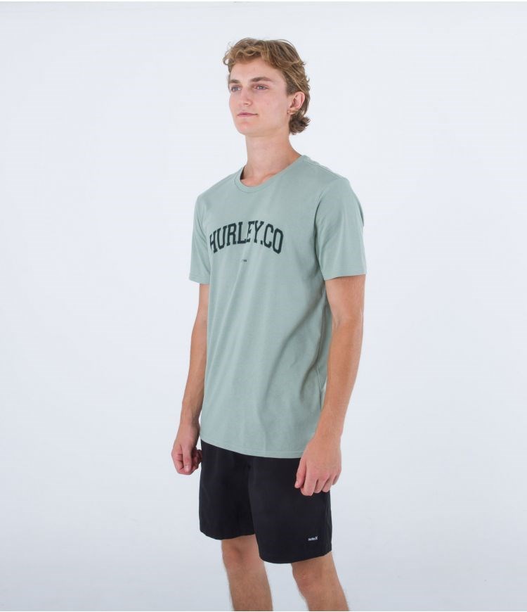 Hurley T-shirt Korta Sleeve H2o Dri Authentic Morning Spruce | 20769SKPH