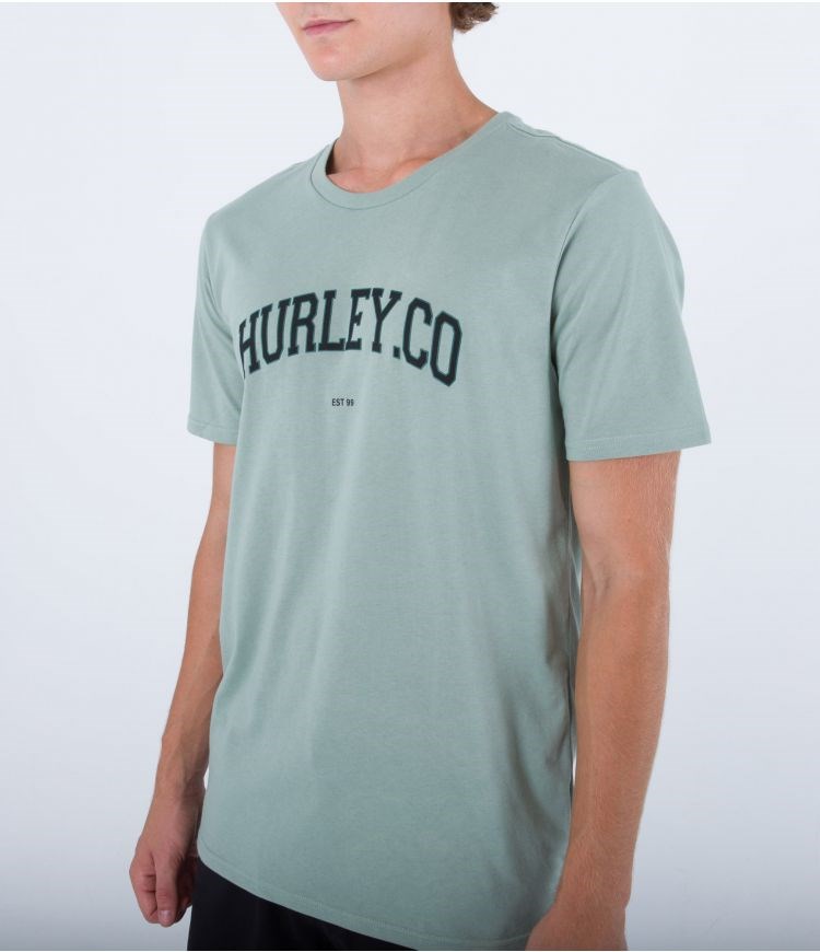 Hurley T-shirt Korta Sleeve H2o Dri Authentic Morning Spruce | 20769SKPH