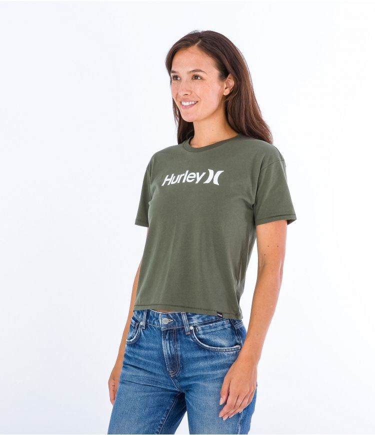 Hurley T-shirt Korta Sleeve Oceancare O&o Olivgröna | 12340SFYV
