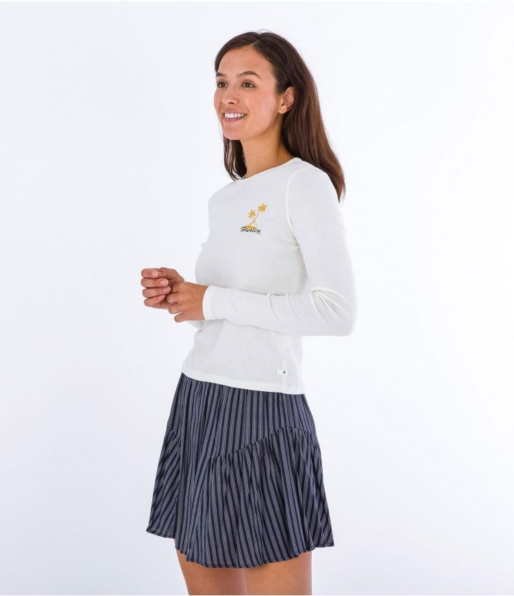 Hurley T-shirt Long Sleeve Sna Rib Baby Vita | 37129RUWS