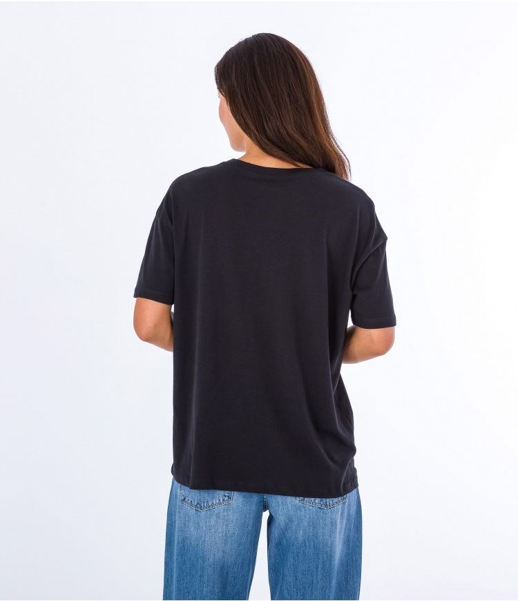 Hurley T-shirt Oversize Zak Svarta | 72045MJON
