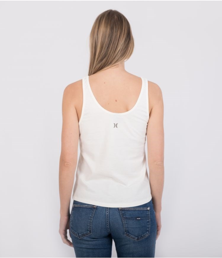 Hurley T-shirt Straps Oceancare O&o Script Marshmallow | 19072WCQY