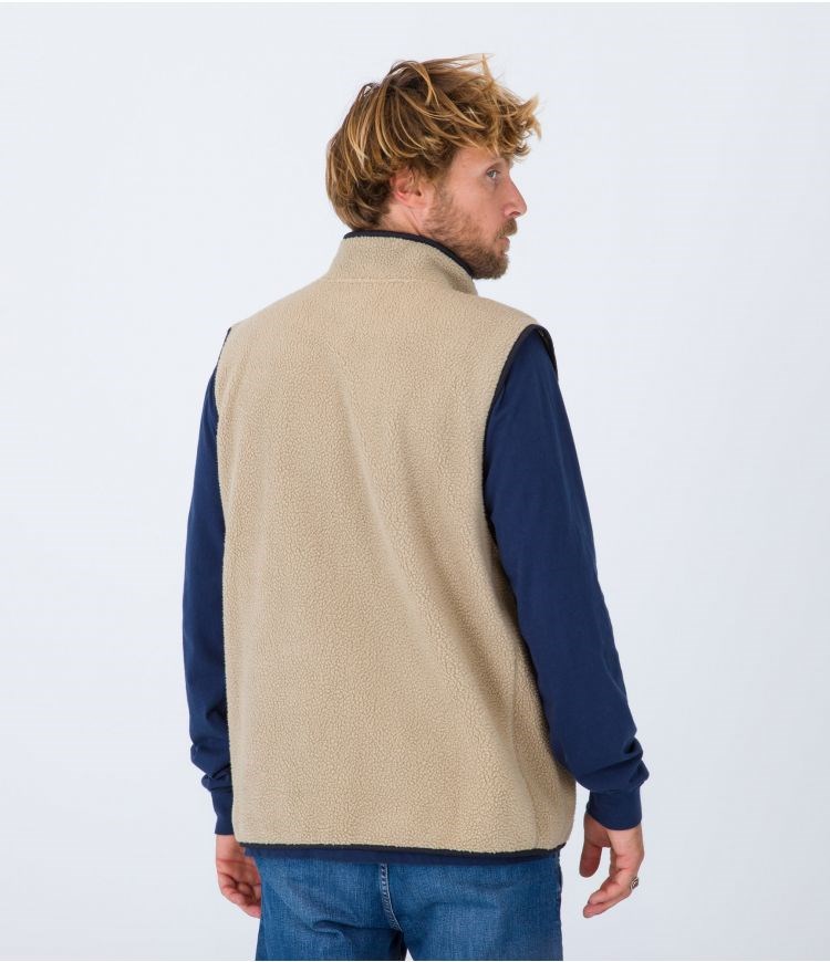 Hurley Vest Sherpa Midland Burrito Khaki | 63507XVFQ